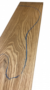 Body Swamp Ash, grainmatched, Caramel, 47mm, Unique Piece #131